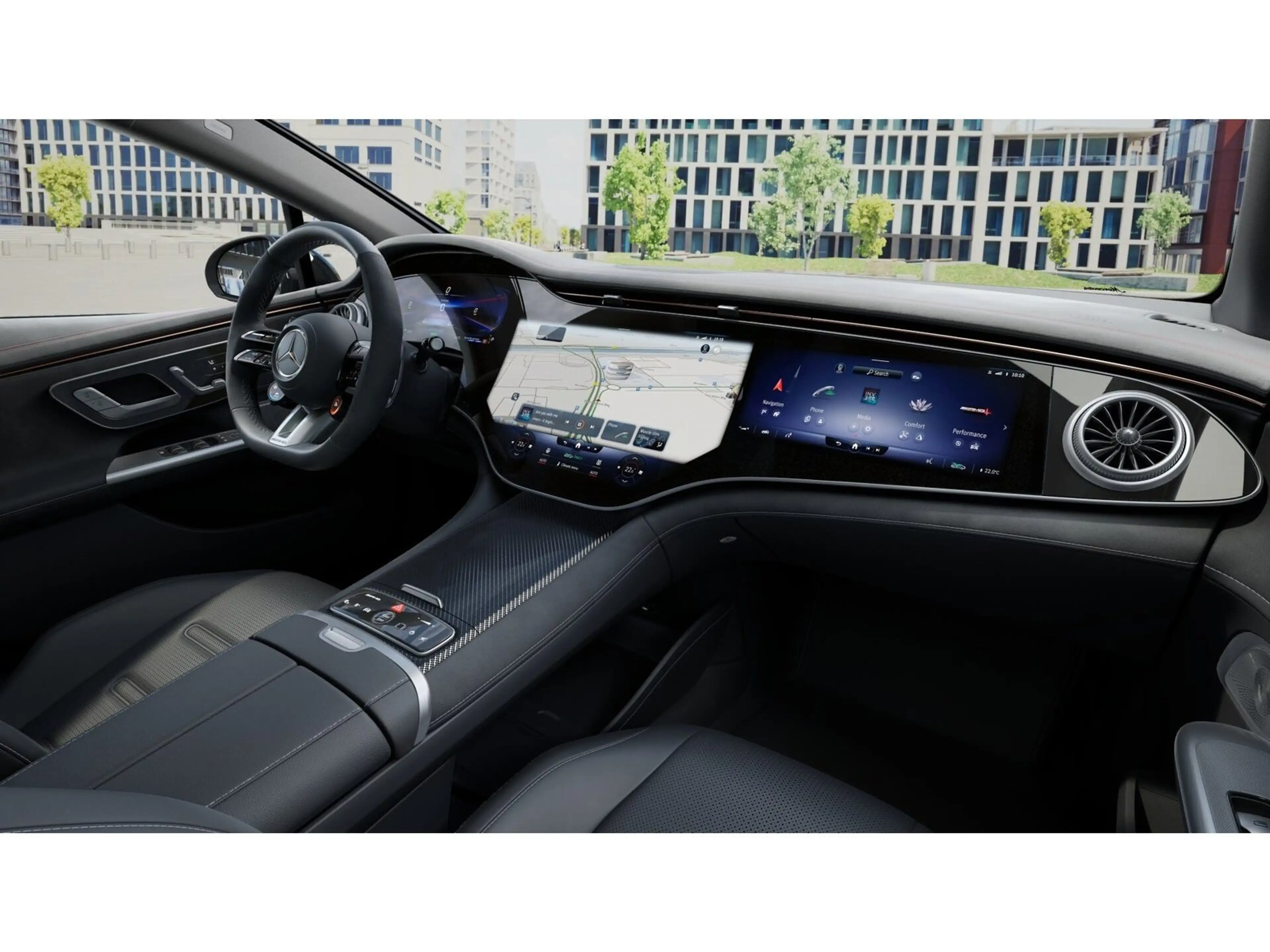 Mercedes-Benz EQE 53 EQE53 AMG Prem DYNAMIC+ Keramik Massage HUD 22kw — photo 11