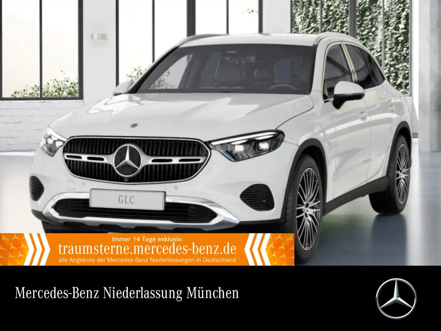 Mercedes-Benz GLC 200 4M AVANTG+360+AHK+TOTW+KEYLESS+9G Weiß - 1
