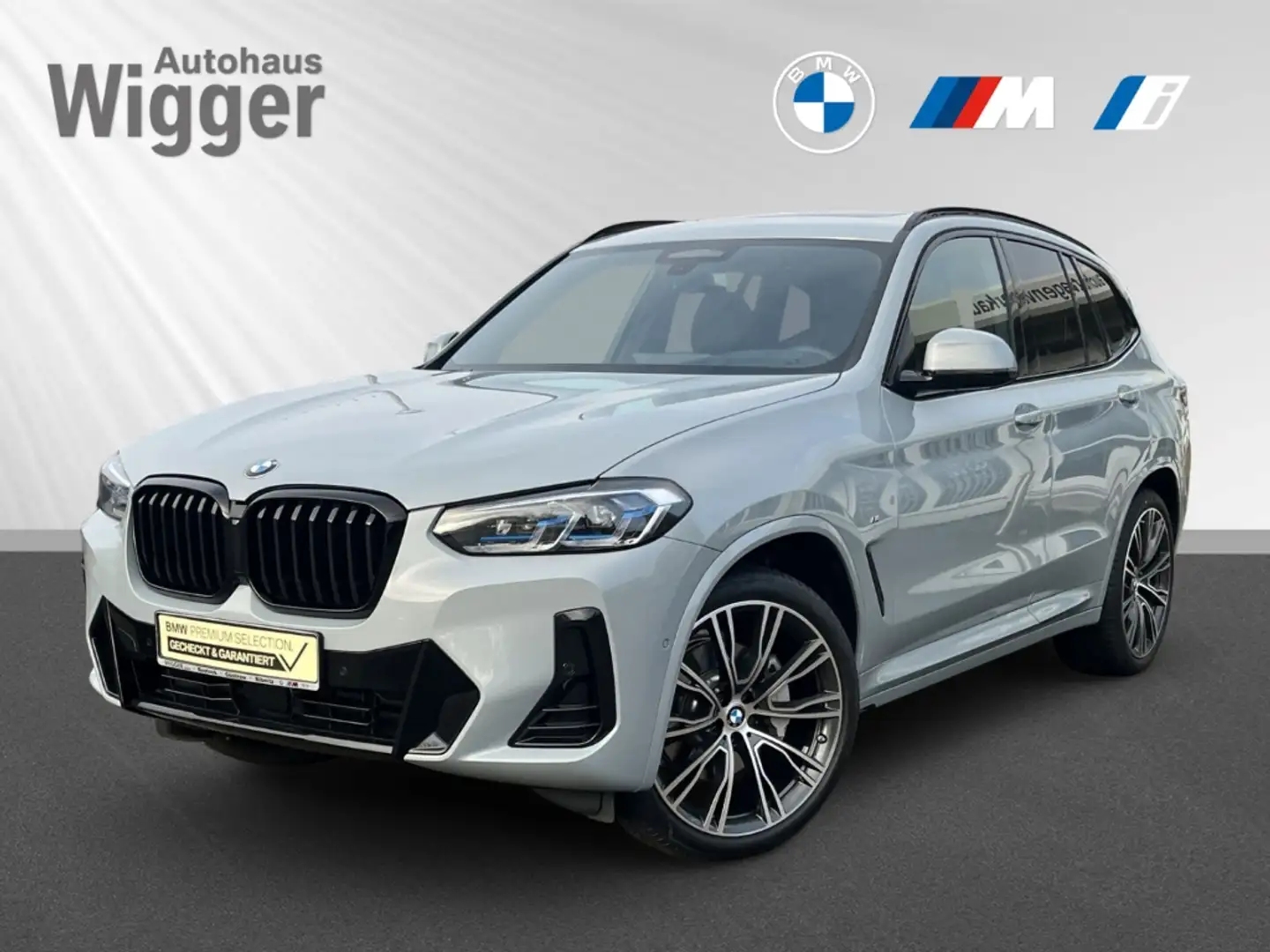 BMW X3 xDrive 30d M Sport/HUD/AHK/Panodach/Navi/Leder Grau - 1