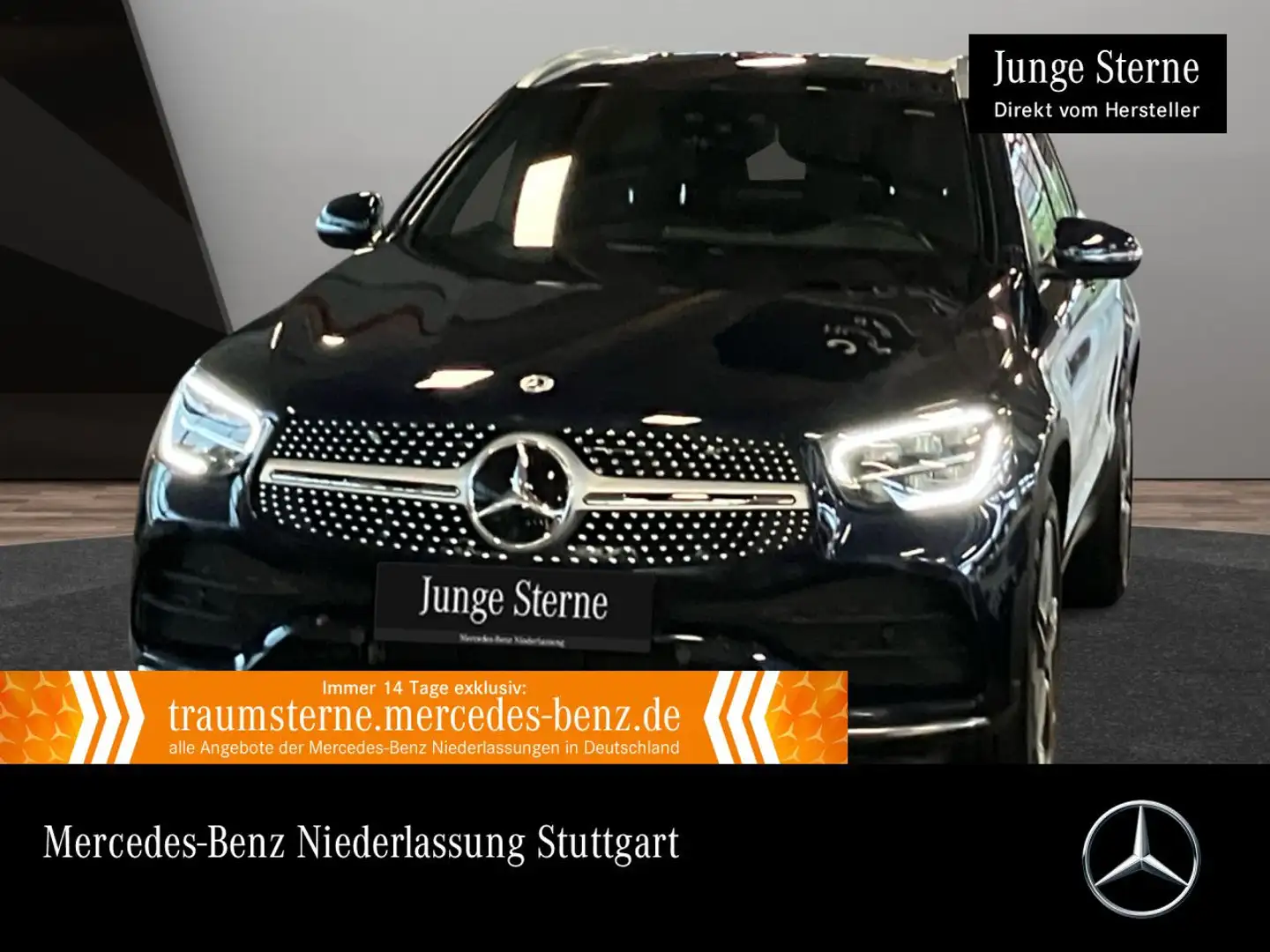 Mercedes-Benz GLC 300 d 4M AMG+AHK+LED+FAHRASS+KAMERA+KEYLESS+9G Blau - 1