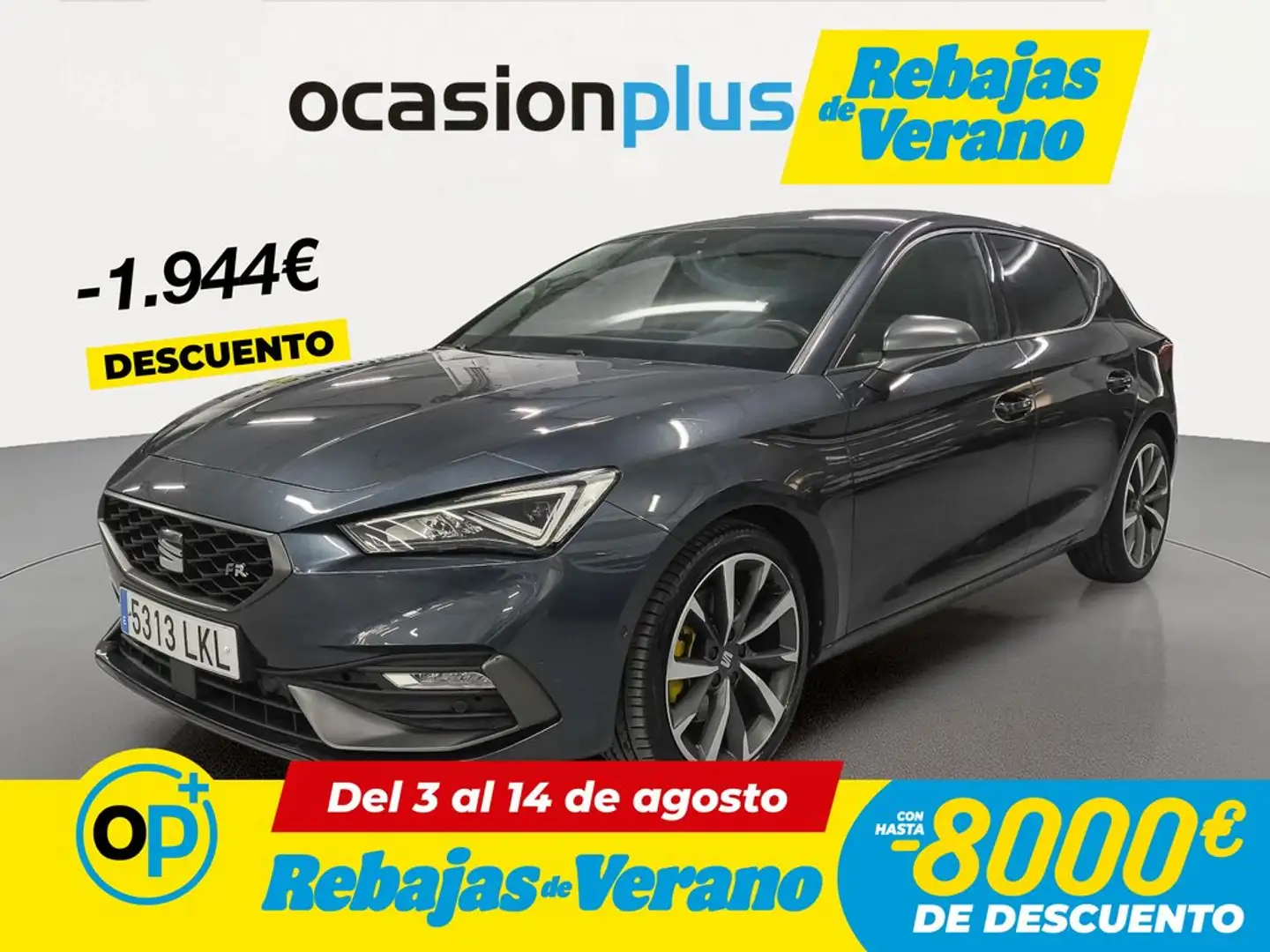 SEAT Leon 2.0TDI CR S&S FR Launch Pack L DSG-7 150 Gris - 1