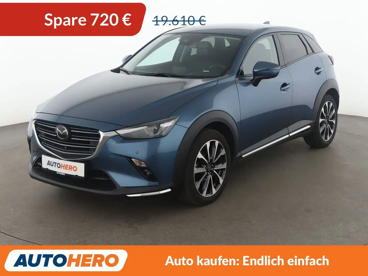 Mazda CX-3 2.0 Skyactiv-G Selection Aut*NAVI*LED*ACC*CAM*PDC* Blau - 1