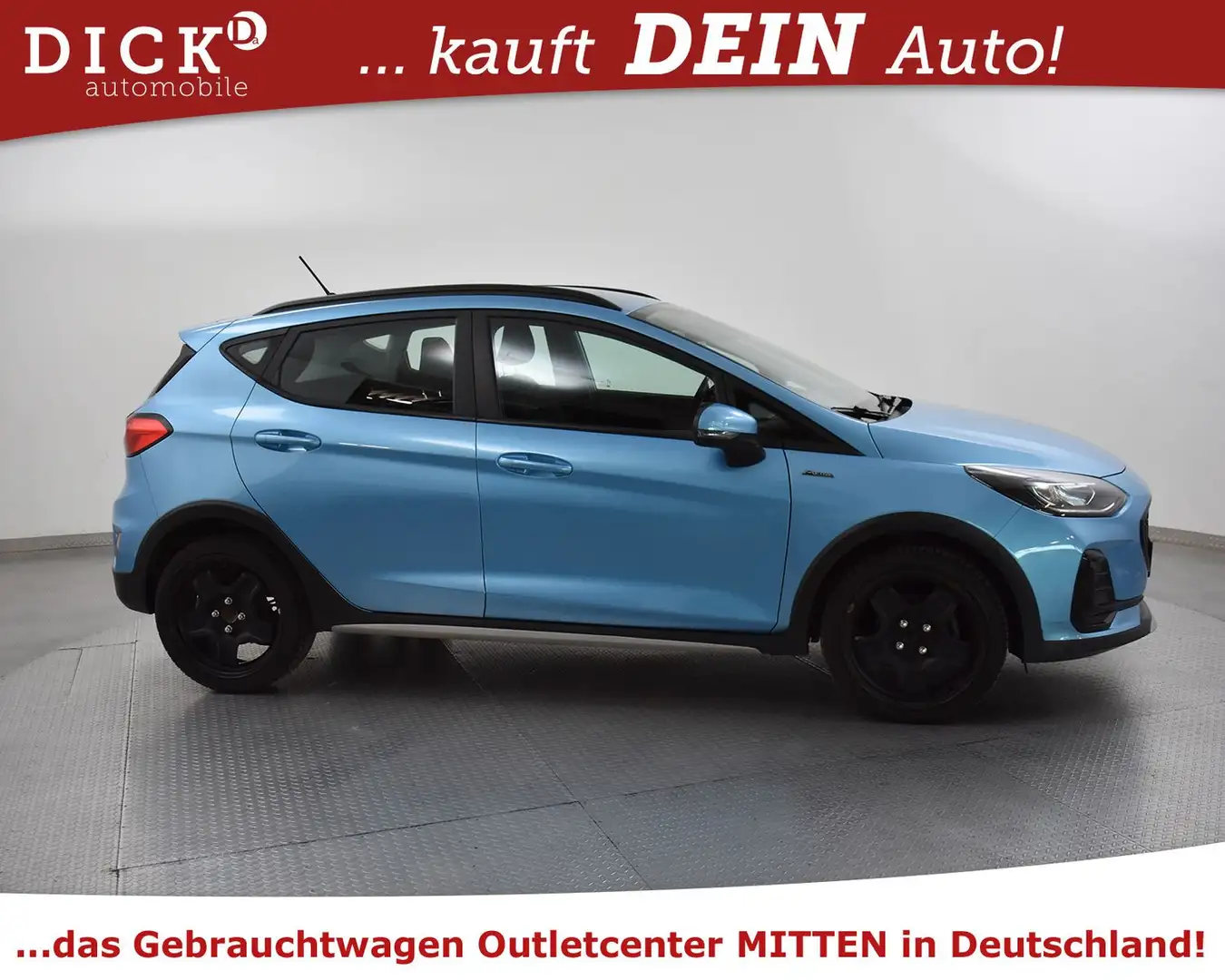 Ford Fiesta 1.0 EB Aut Active LED+SITZHZ+PDC+DAB+TEMP Blau - 2