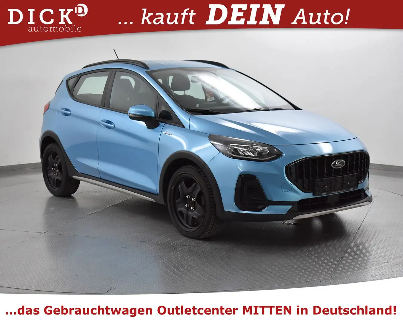 Ford Fiesta 1.0 EB Aut Active LED+SITZHZ+PDC+DAB+TEMP Blau - 1