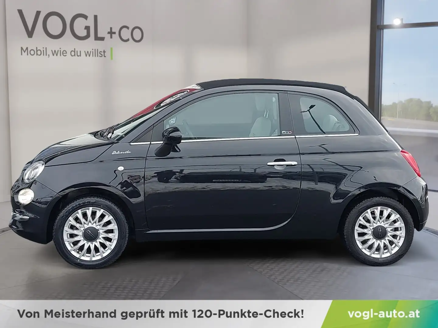 Fiat 500C FireFly Hybrid 70 Dolcevita Schwarz - 2