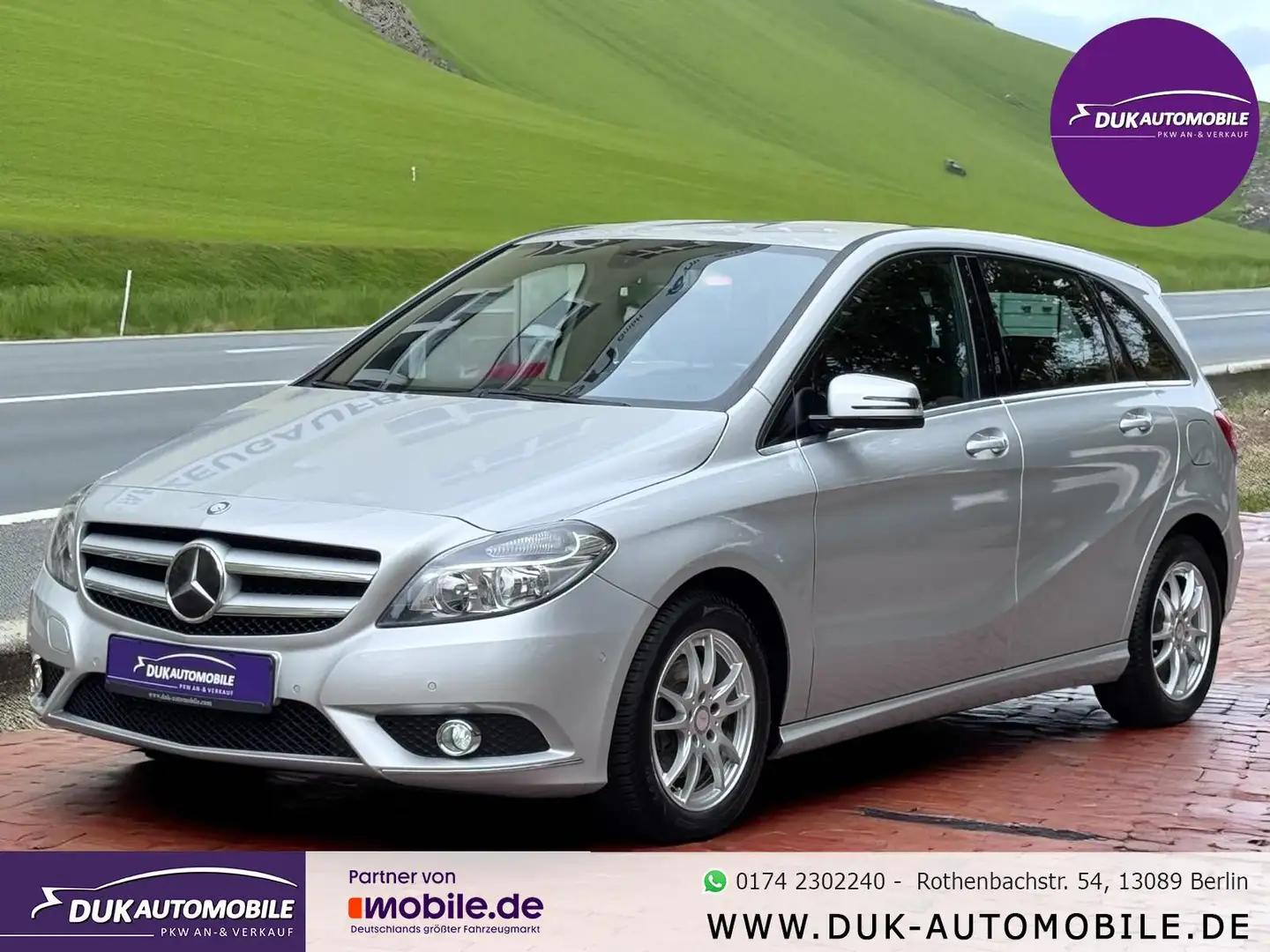 Mercedes-Benz B 180 B 180 BlueEfficiency*Tempomat*PDC* Silber - 1