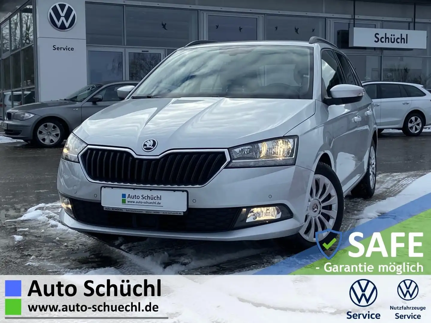 Skoda Fabia Combi 1.0 TSI CLIMATRONIC+SMART-LINK+DAB+S Silber - 1