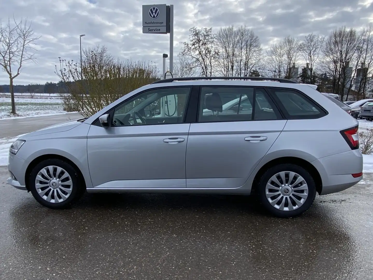 Skoda Fabia Combi 1.0 TSI CLIMATRONIC+SMART-LINK+DAB+S Silber - 2