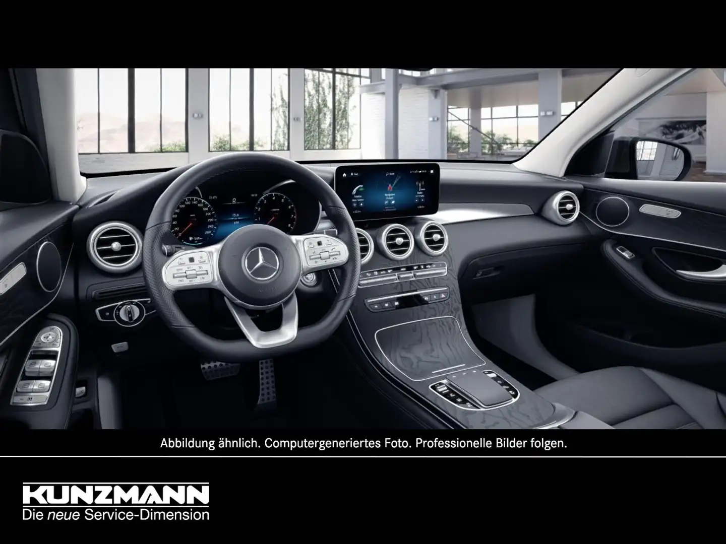 Mercedes-Benz GLC 300 de 4M AMG Night Panorama 360° Totwinkel Schwarz - 2