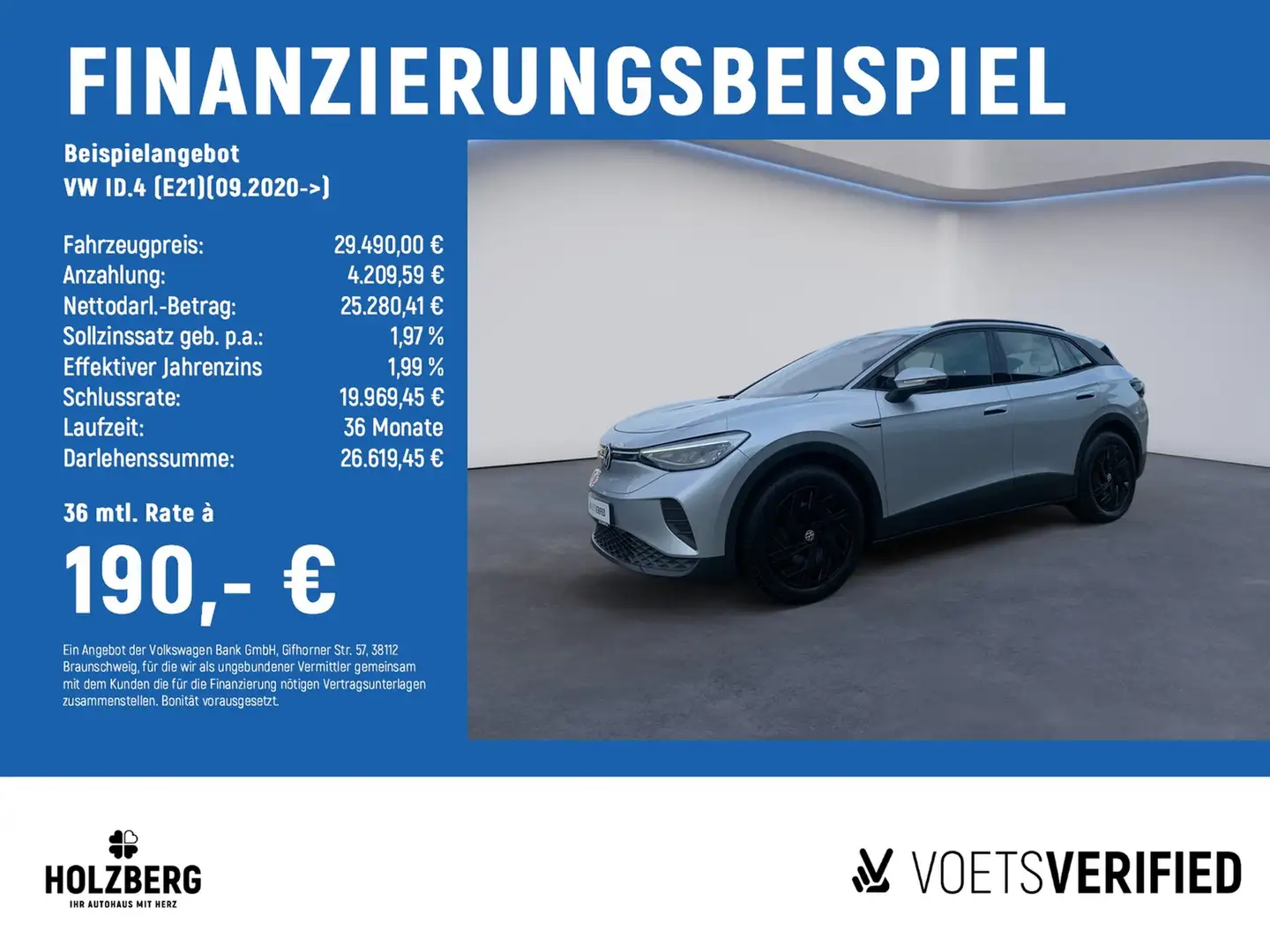 Volkswagen ID.4 (E21)(09.2020->) Pro Performance 150 kW AHK+LED... Amarillo - 2