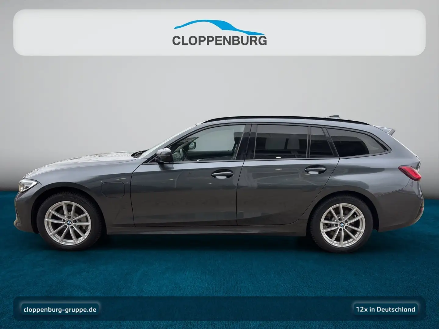 BMW 330 e Touring Sport Line Navi+Pano+ACC+SHZ+KeyGO Gris - 2