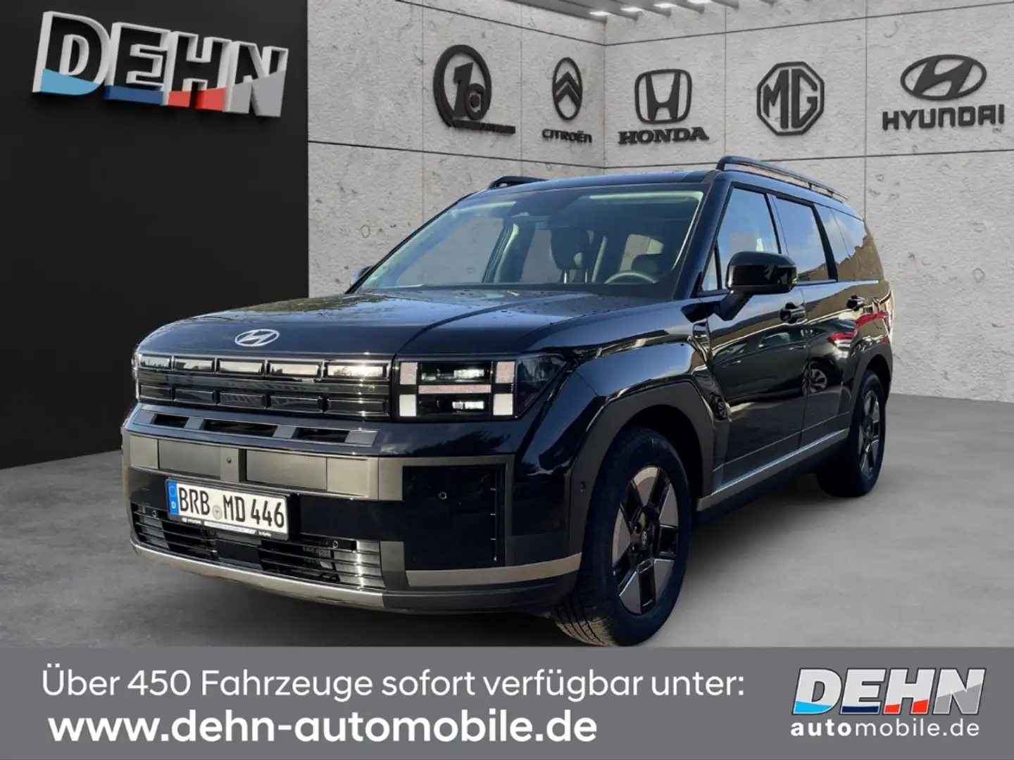 Hyundai SANTA FE Hybrid 4WD (5-Sitzer) INTRO Glas-Schiebedach Navi Schwarz - 2