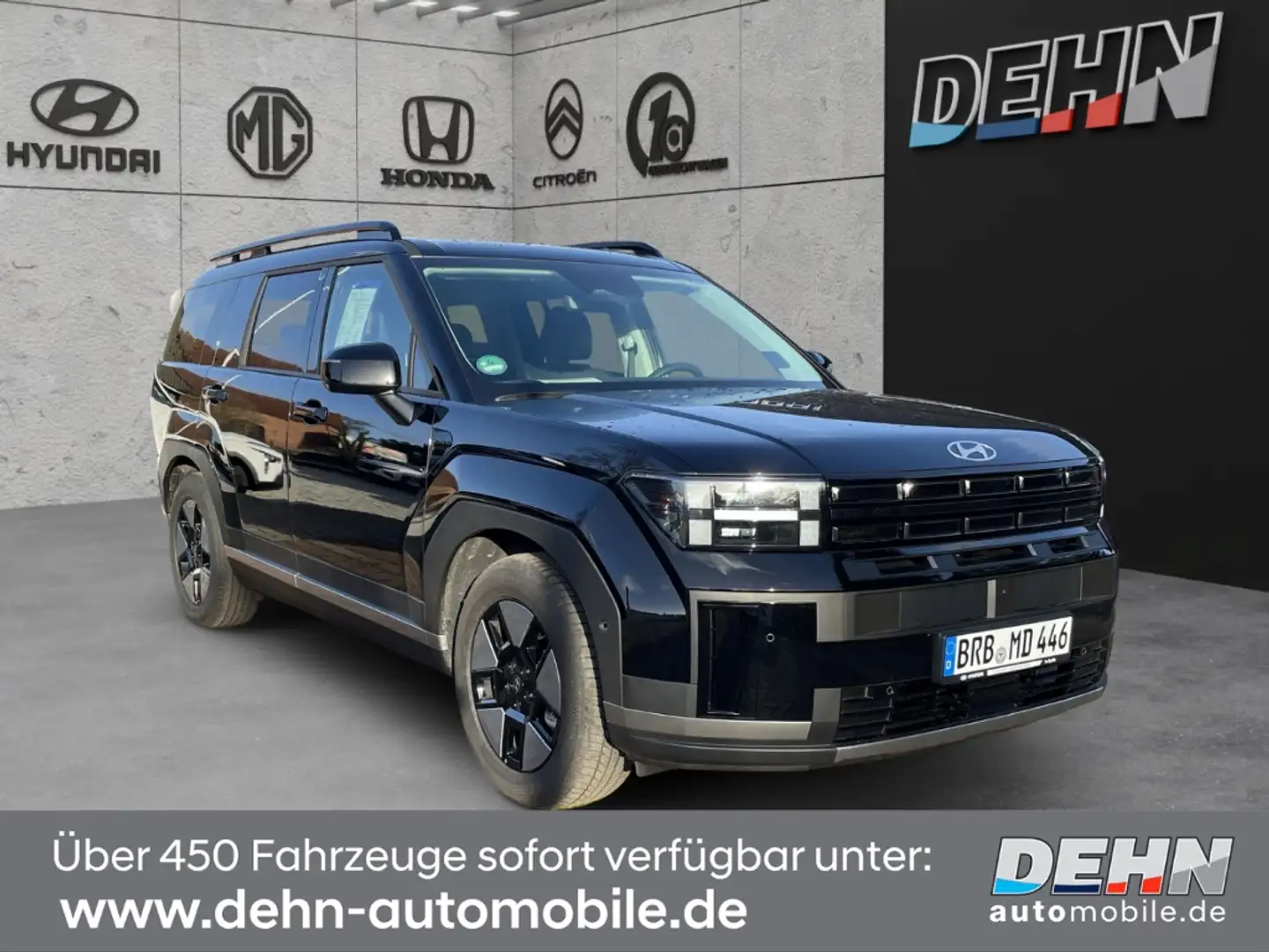 Hyundai SANTA FE Hybrid 4WD (5-Sitzer) INTRO Glas-Schiebedach Navi Schwarz - 1