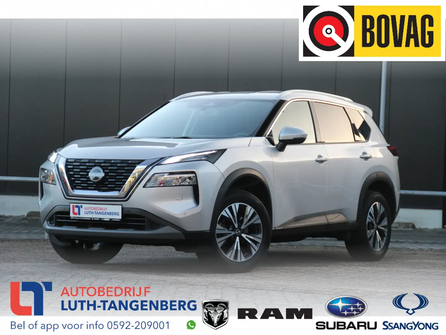 Nissan X-Trail 1.5 MHEV Xtronic N-Connecta | 7- persoons | 1800kg Plateado - 1