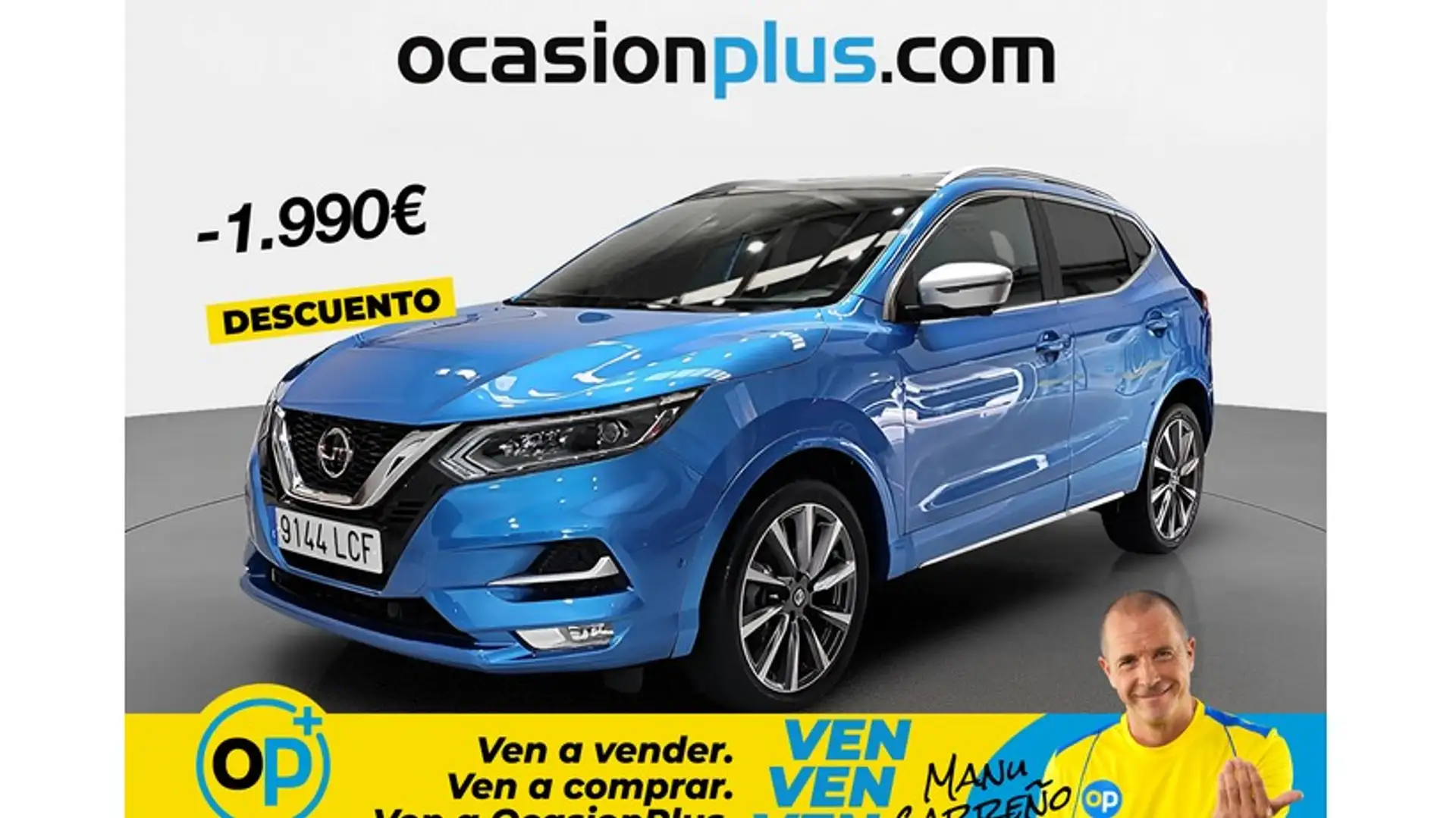 Nissan Qashqai 1.5dCi Tekna+ DCT 4x2 85kW Azul - 1