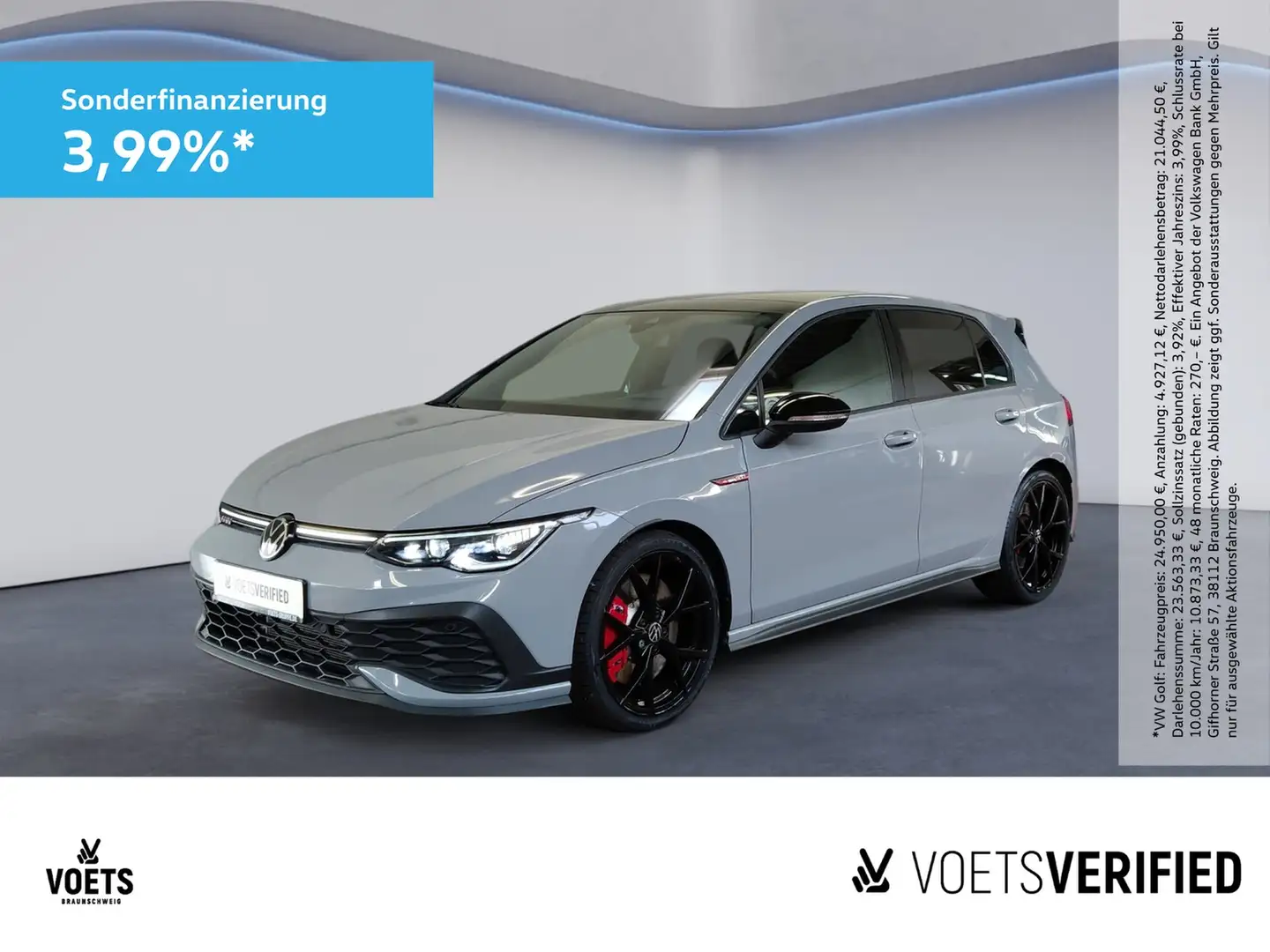 Volkswagen Golf GTI Clubsport 2.0 TSI DSG MATRIX-LED+HuD+RearView Gris - 1