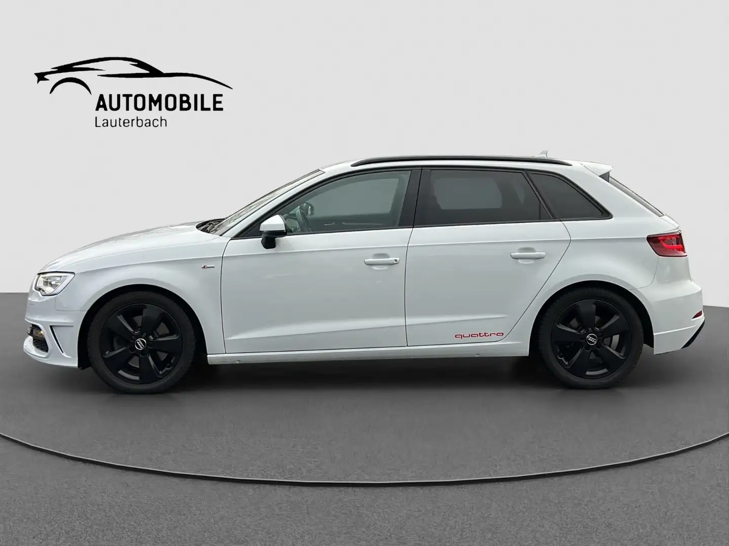 Audi A3 2.0 TDI Sportb quattro S line/AHK/SH/S-Tronic Blanc - 2