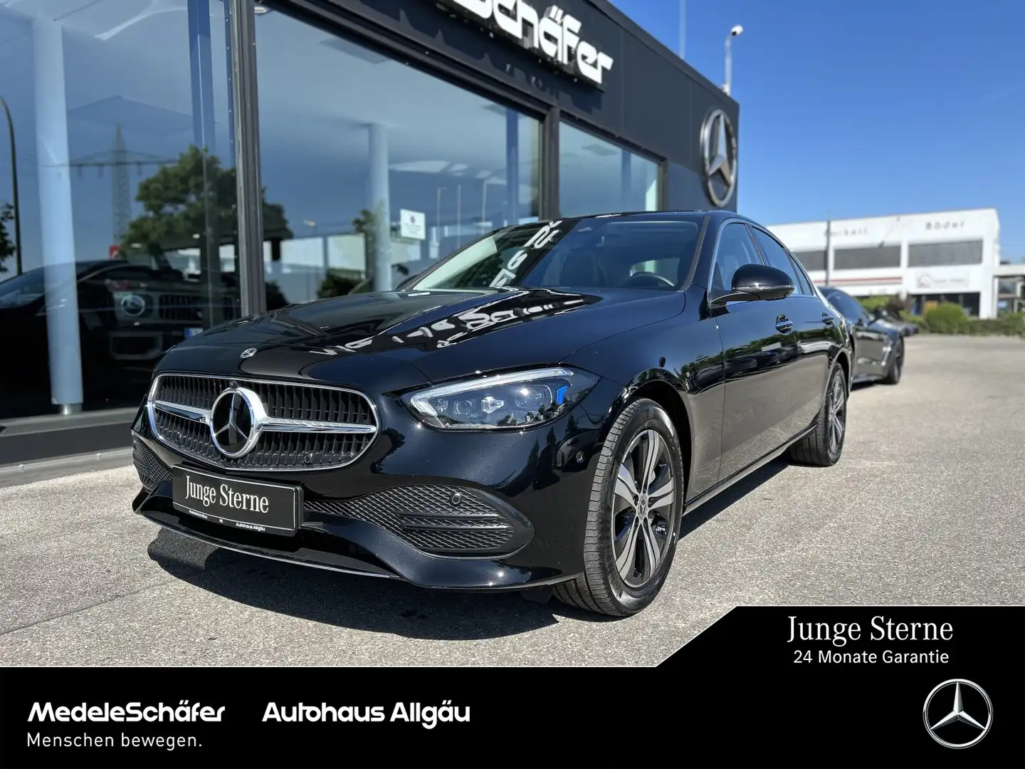 Mercedes-Benz C 400 C 400 e 4M Distronic 3D HuD AHK Sitzklima NP98 SHD Negro - 1