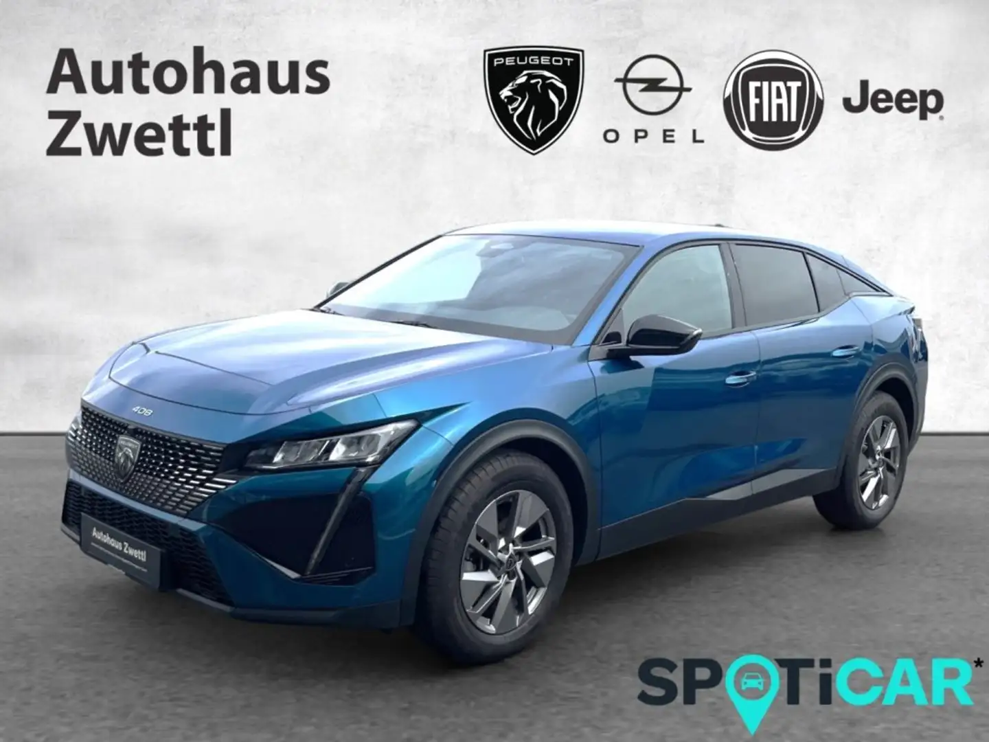 Peugeot 408 Allure MHEV 136 e-DCS6 Blau - 1