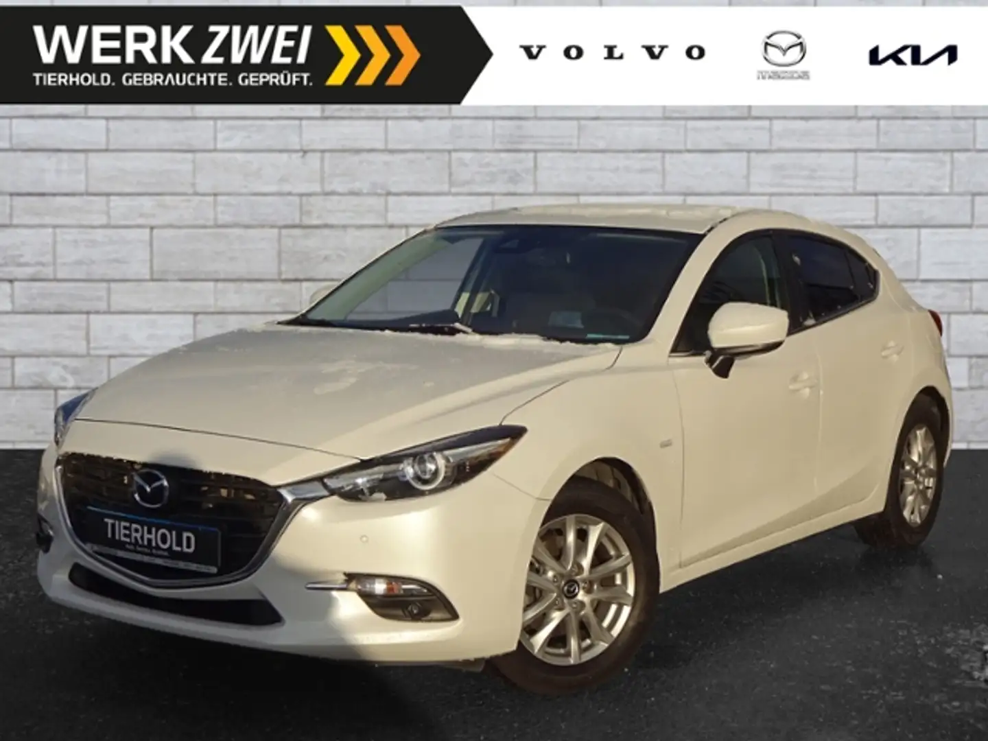 Mazda 3 G120 Exclusive-Line HUD BLIS Kamera Blanco - 1