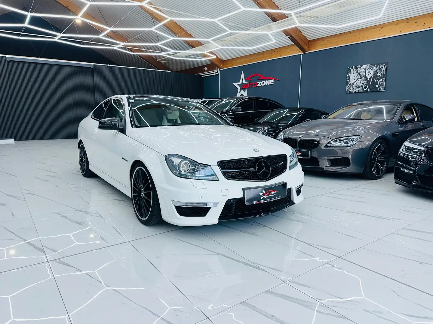 Mercedes-Benz C 63 AMG C 63 AMG NUR 46.000KM !!!! Weiß - 1