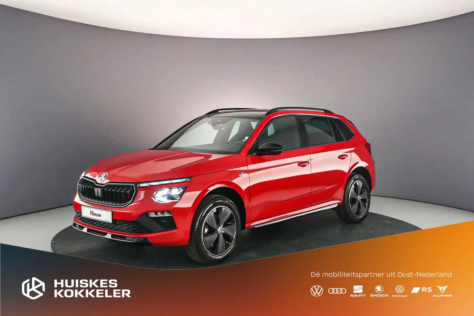 Skoda Kamiq 1.0 TSI Greentech 115pk Monte Carlo Rood - 1