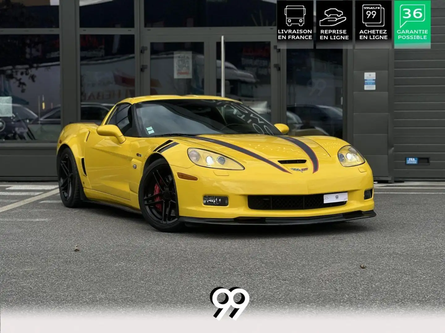 Chevrolet Corvette 7.0 V8 512 Z06 LIVRAISON/REPRISE/LOA/CREDIT Sarı - 1