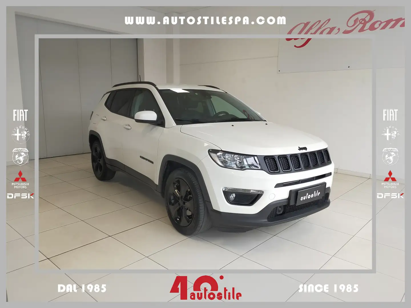 Jeep Compass Compass 1.6 Multijet II 2WD Night Eagle Bianco - 1