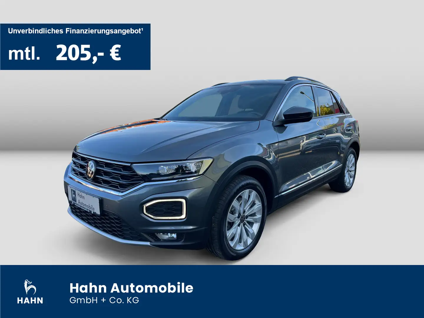 Volkswagen T-Roc 2.0TSI DSG Sport 4Mot LED ACC Virtual Navi Grau - 1