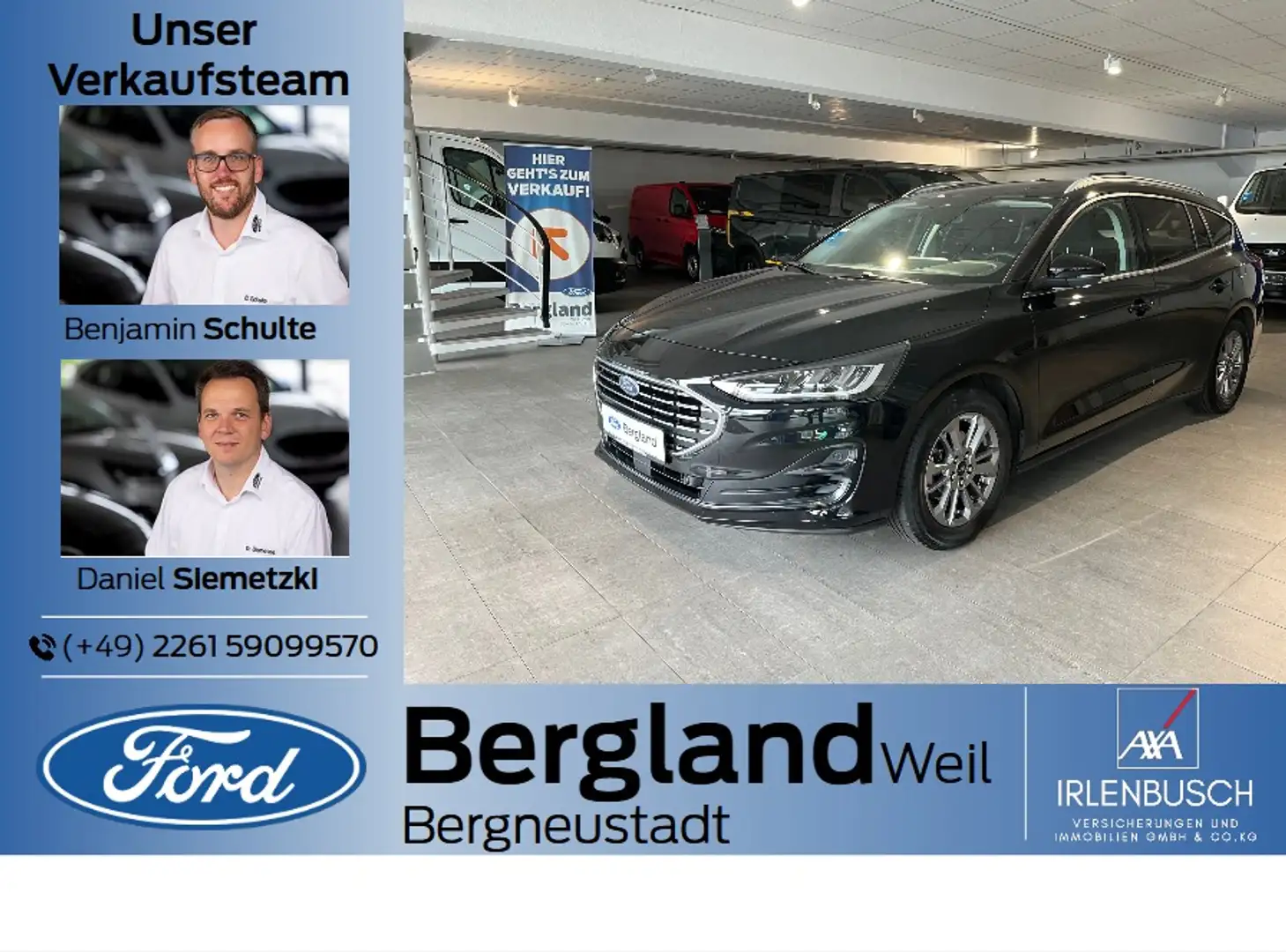 Ford Focus TITANIUM Turnier 1.0L Ecoboost 125PS Negro - 1