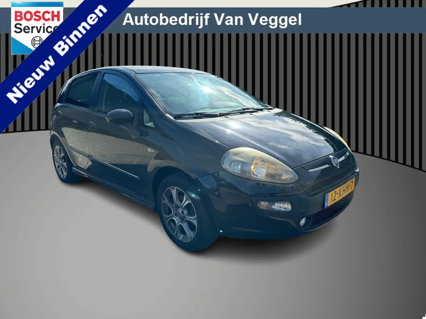 Fiat Punto Evo 1.4 Racing airco, lmv Negru - 1