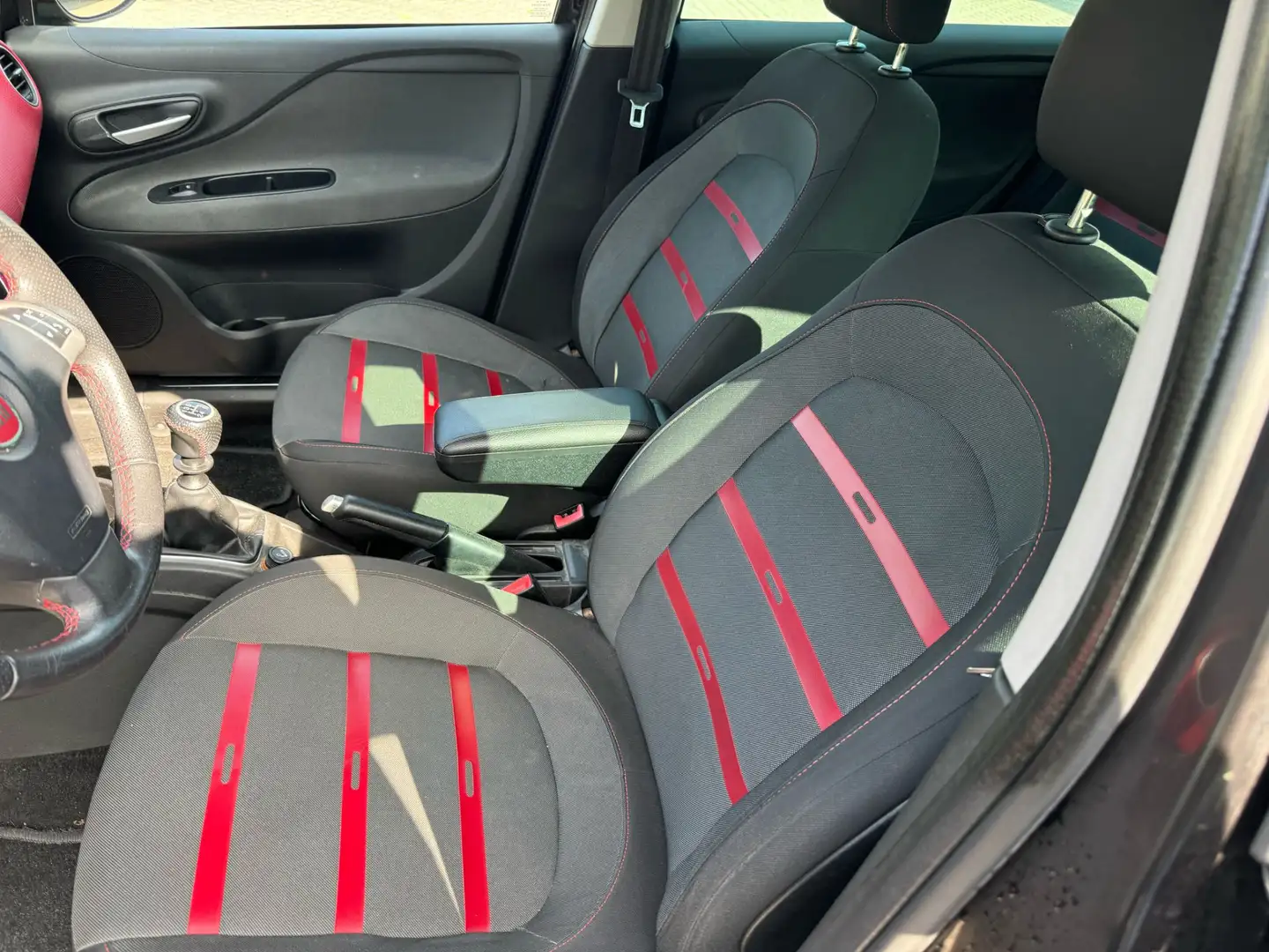Fiat Punto Evo 1.4 Racing airco, lmv Negru - 2