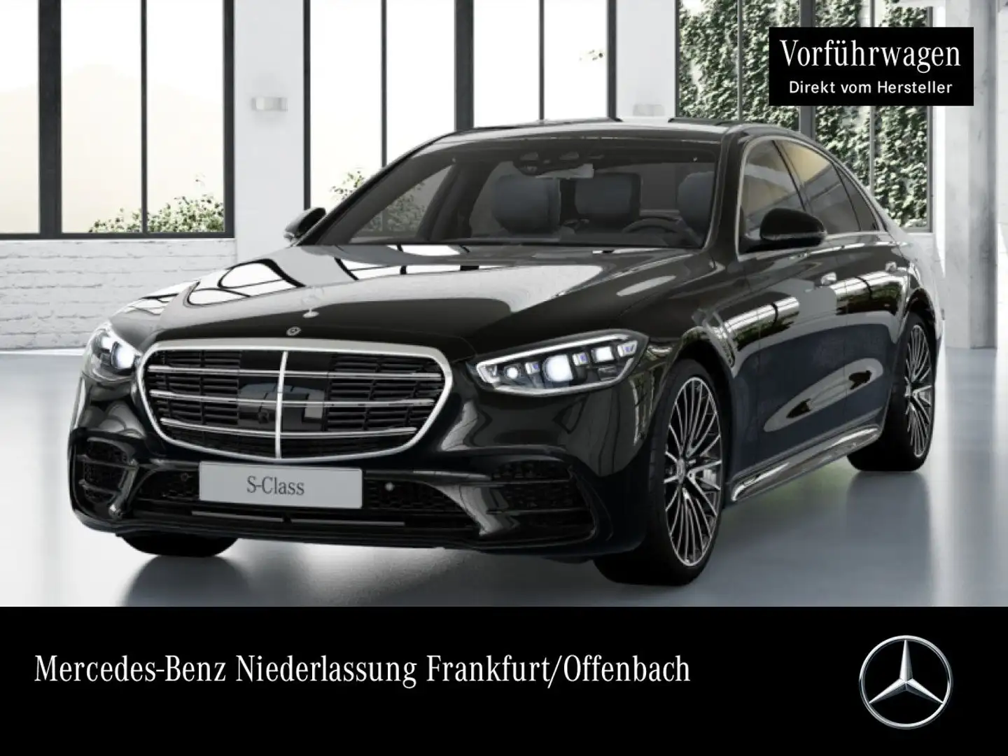 Mercedes-Benz S 450 d 4M AMG+NIGHT+PANO+360+DIGITAL-L+FAHRASS+3D Noir - 1