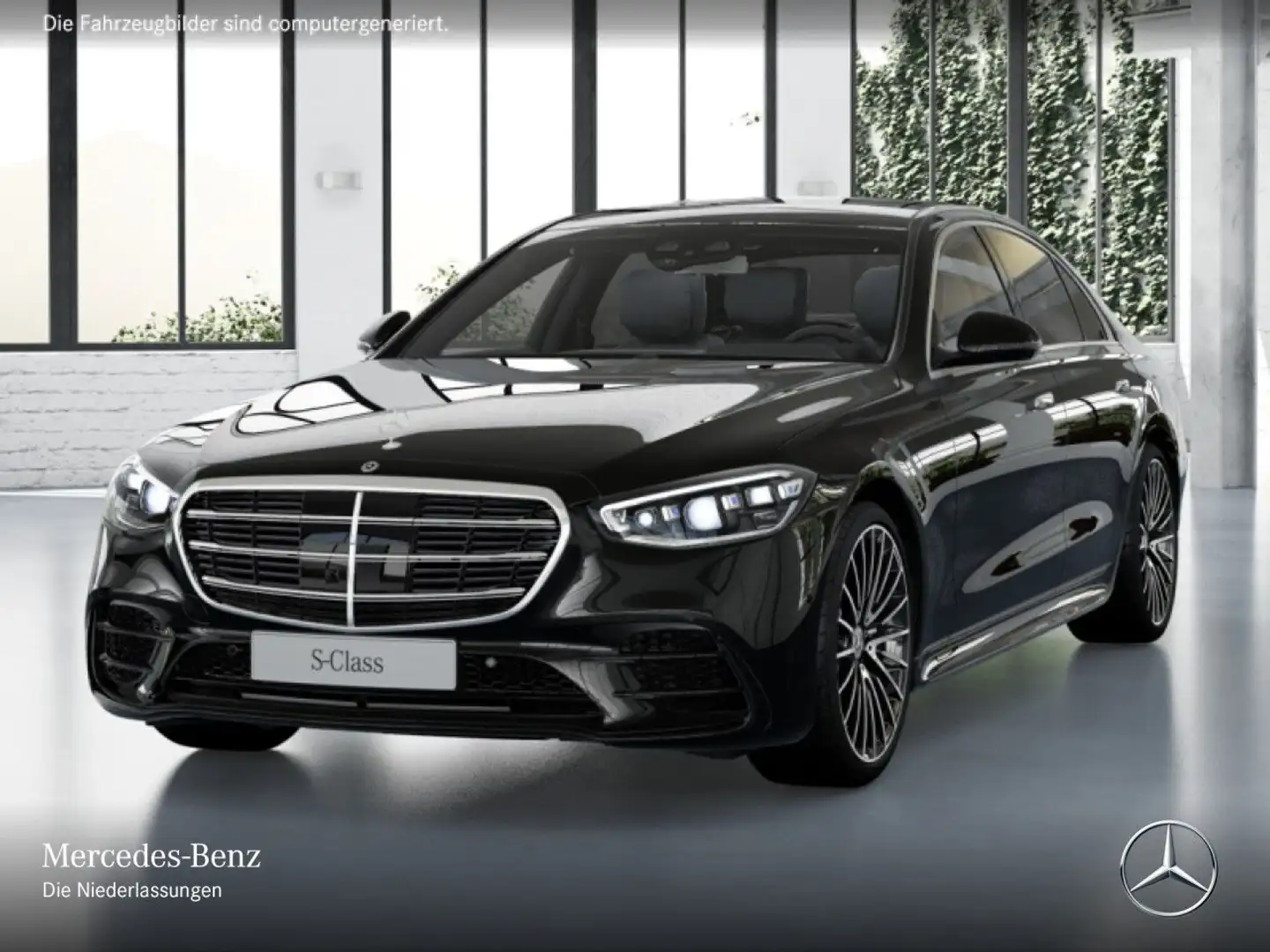 Mercedes-Benz S 450 d 4M AMG+NIGHT+PANO+360+DIGITAL-L+FAHRASS+3D Noir - 2