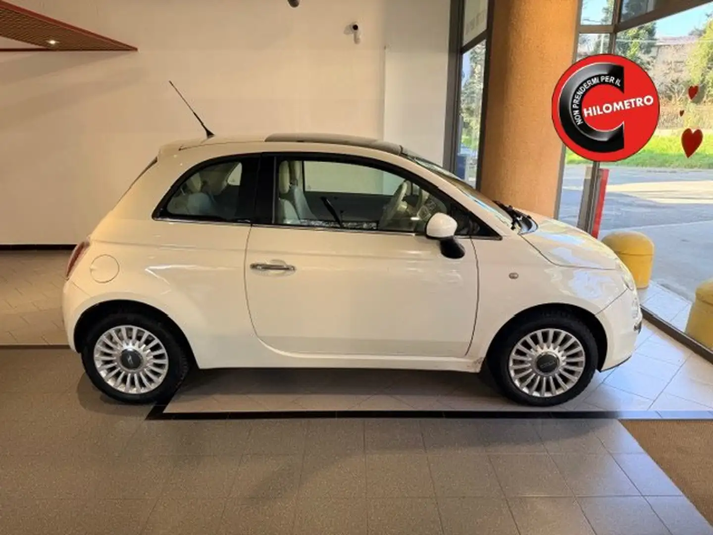 Fiat 500 1.2 Lounge 69cv CAMBIO AUTOMATICO Weiß - 1