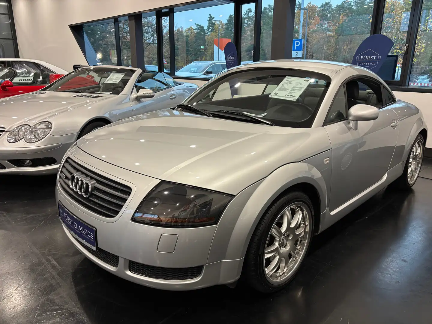 Audi TT 1.8 T Coupe Quattro Xenon BOSE Leder aus 2. Hand Silber - 2