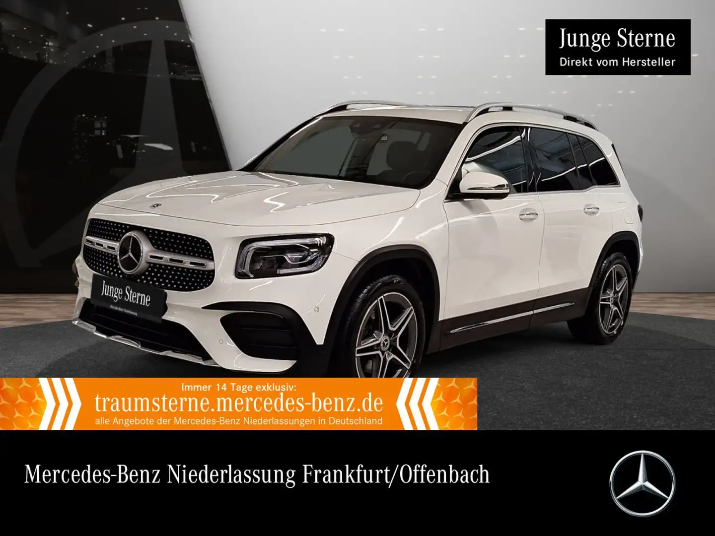 Mercedes-Benz GLB 220 d AMG+360°+MULTIBEAM+STHZG+KEYLESS+8G Blanc - 1