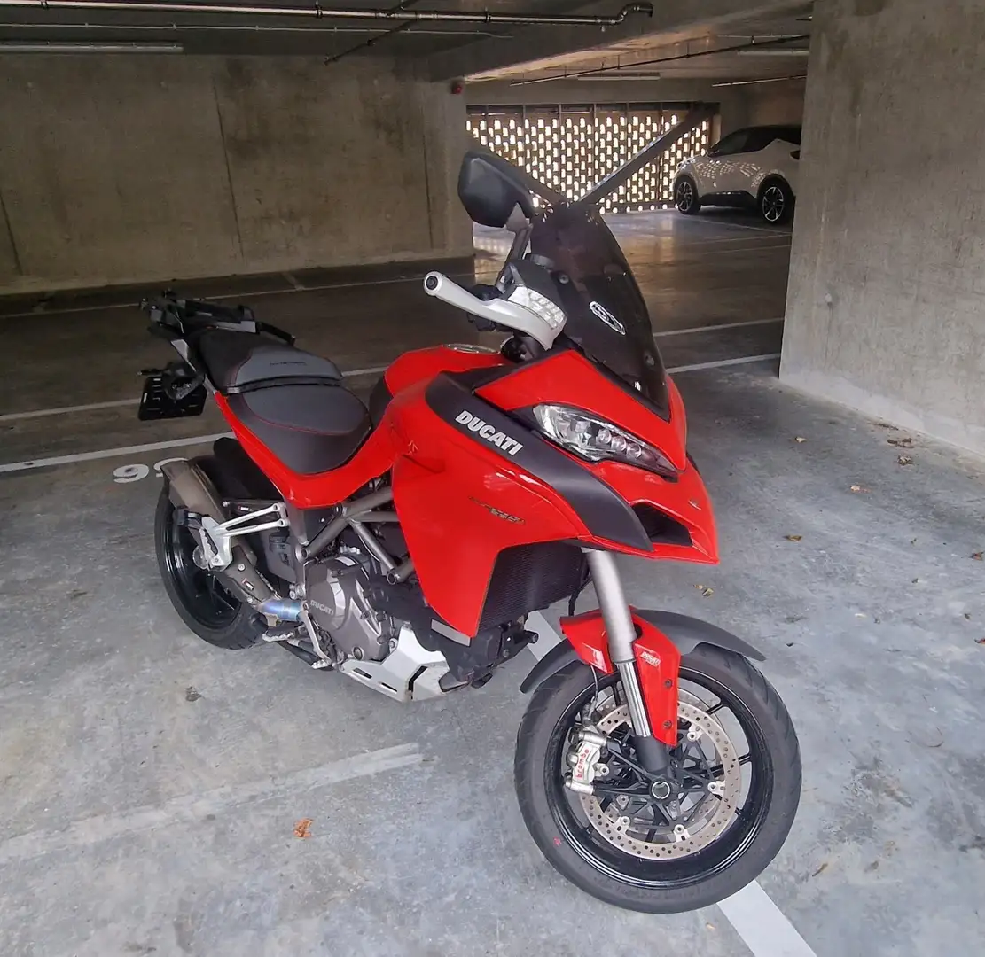 Ducati Multistrada 1260 S        Met volledige kofferset        Akrapovič Rojo - 1