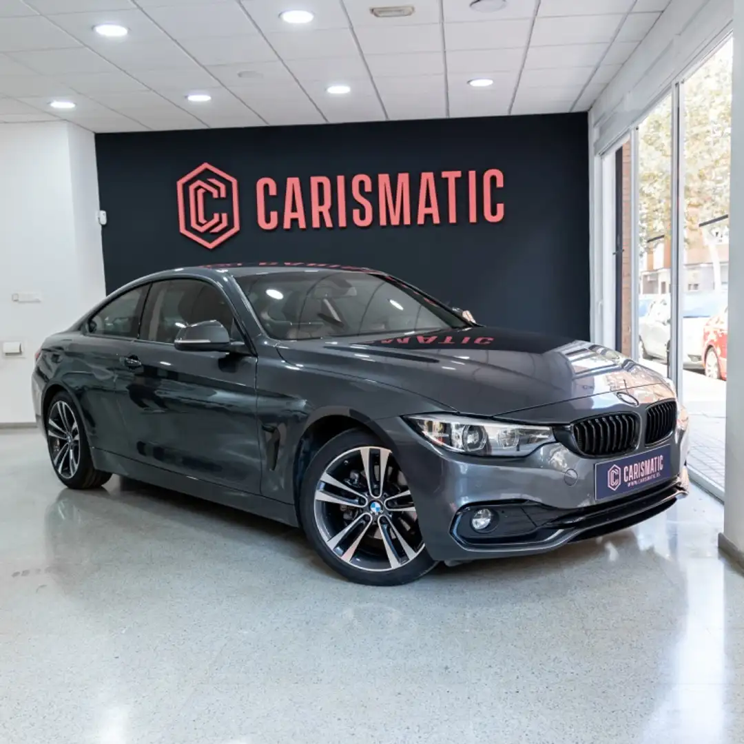 BMW 420 420dA Coupé Gris - 1