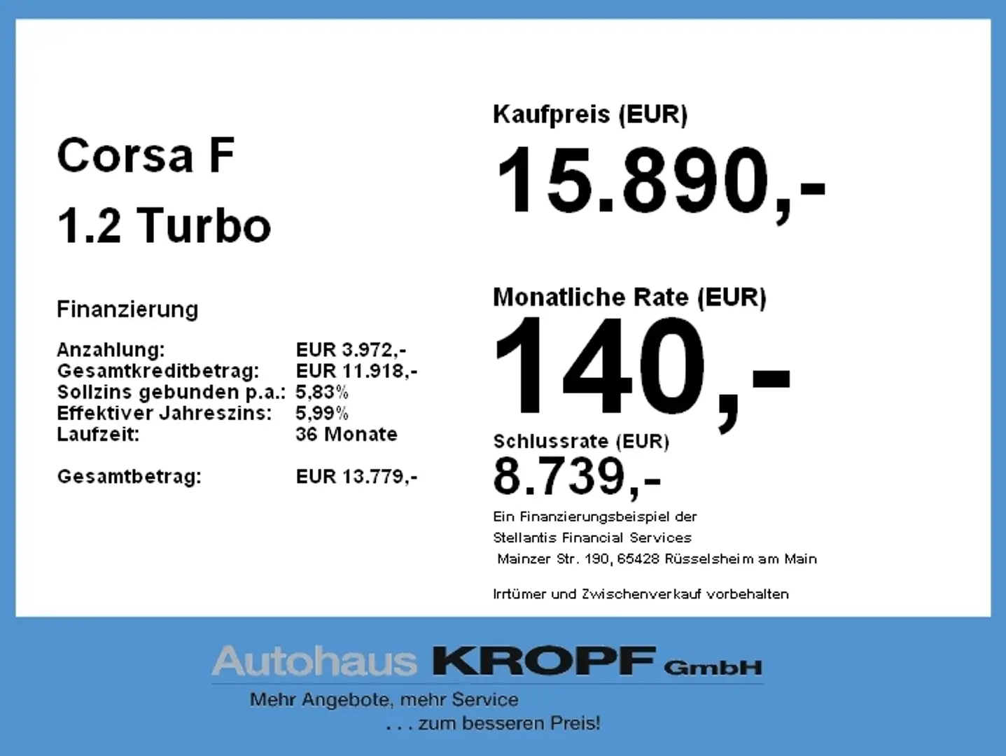 Opel Corsa F 1.2 Turbo Edition SHZ+PDC+SpurH Weiß - 2