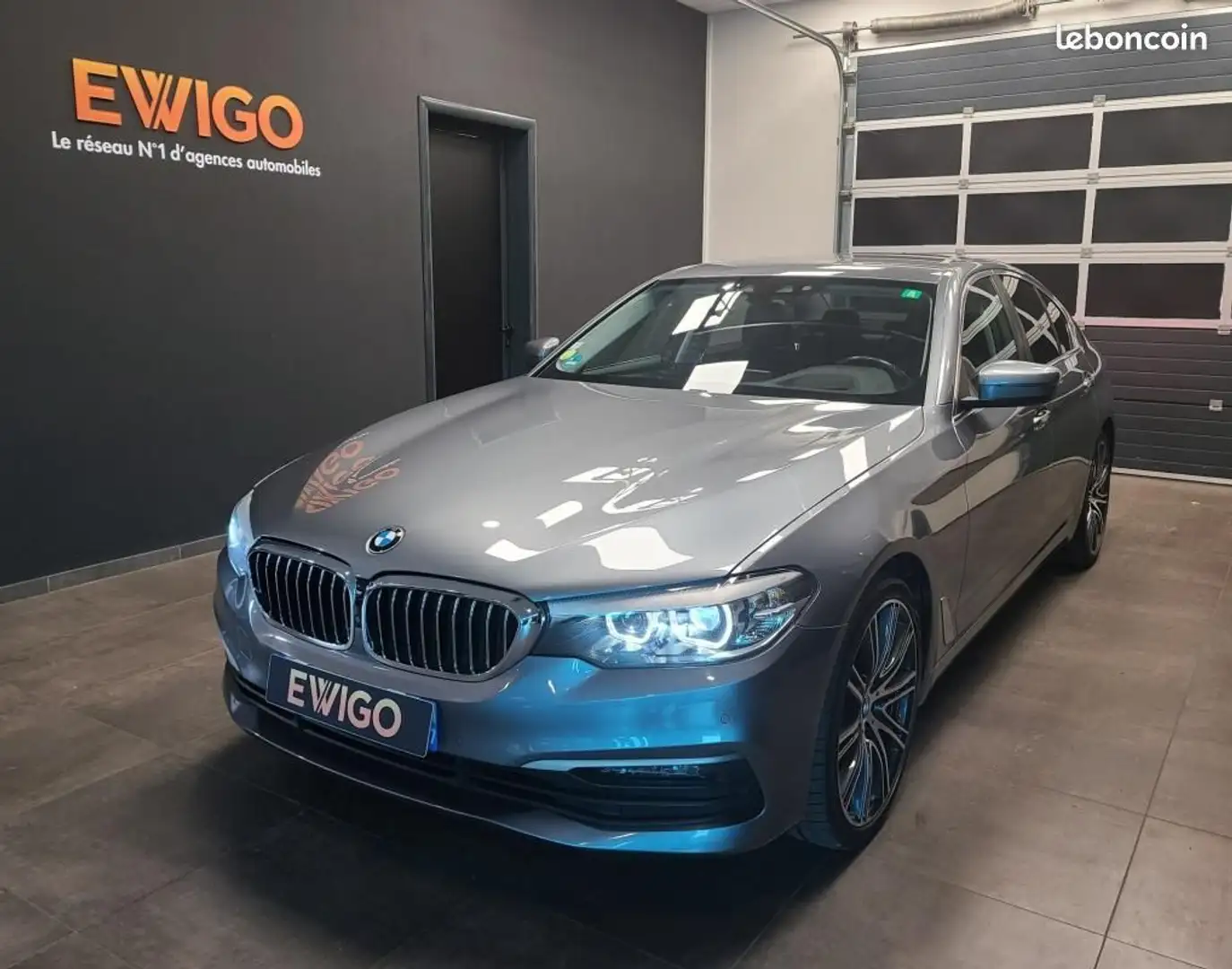BMW 518 518dA 150ch BUSINESS DESIGN BVA8 Grijs - 1