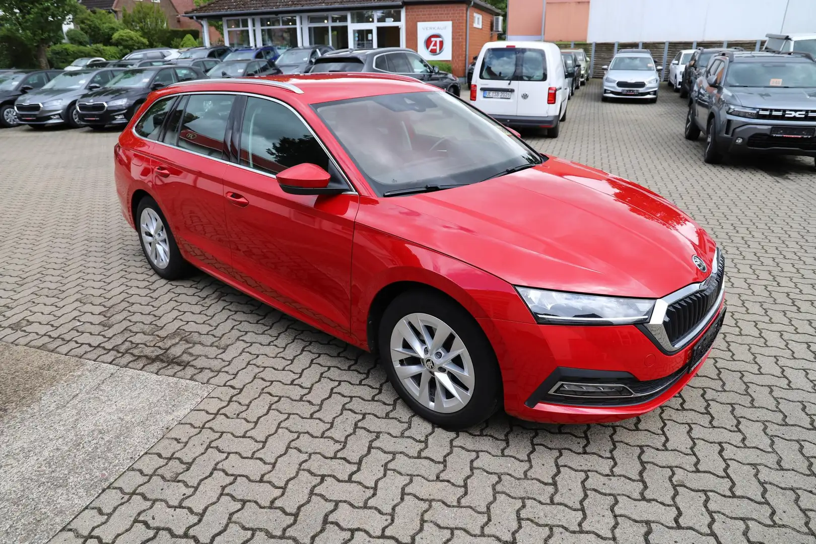 Skoda Octavia Combi Style 150PS TSI - AHK/Navi/FSH/SHZ/PDC/8-... Rosso - 2