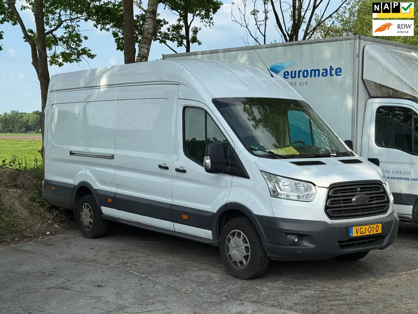 Ford Transit 350 2.0 TDCI L3H3 MOTOR KAPOT Blanc - 1