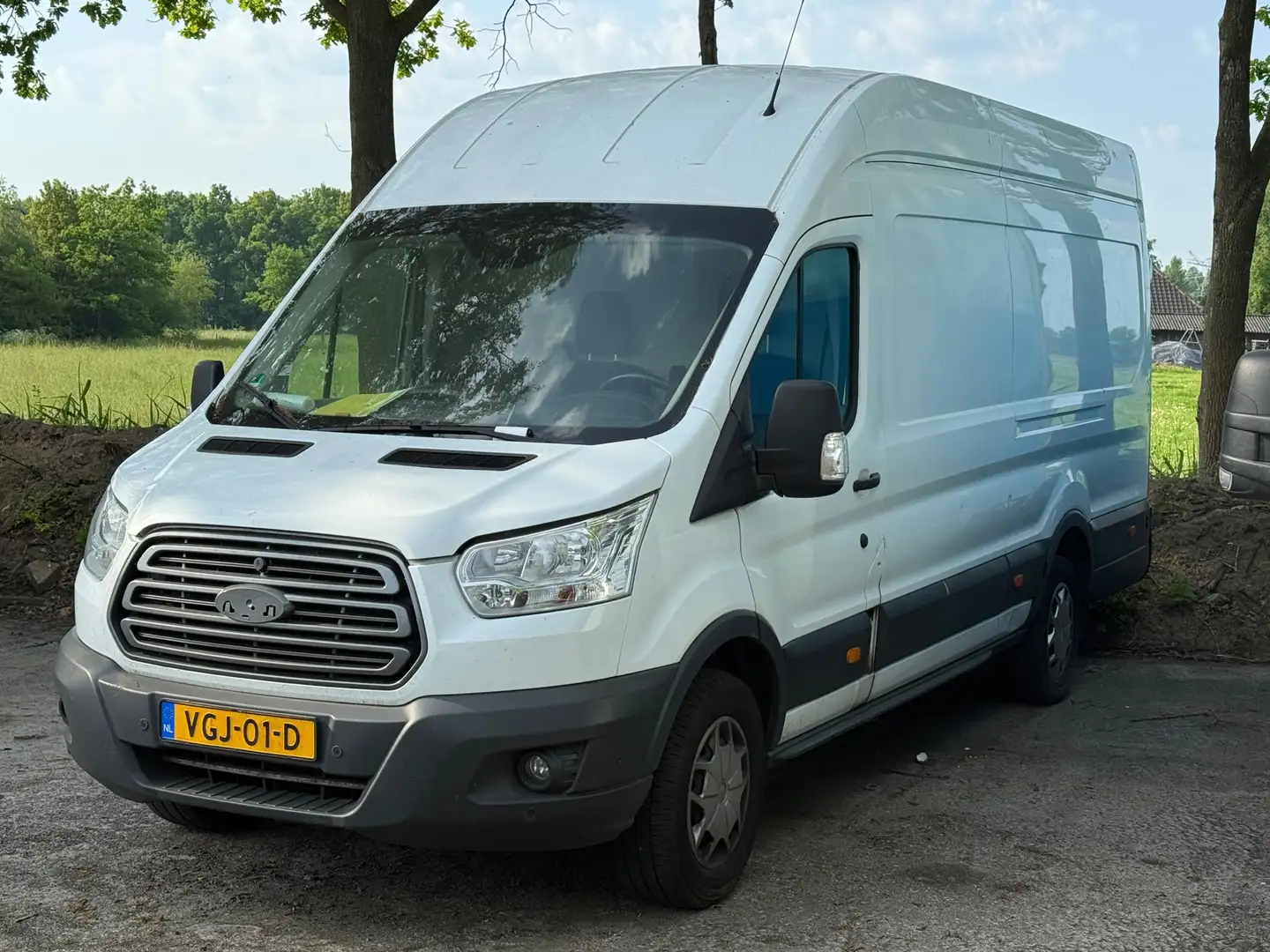Ford Transit 350 2.0 TDCI L3H3 MOTOR KAPOT Blanc - 2