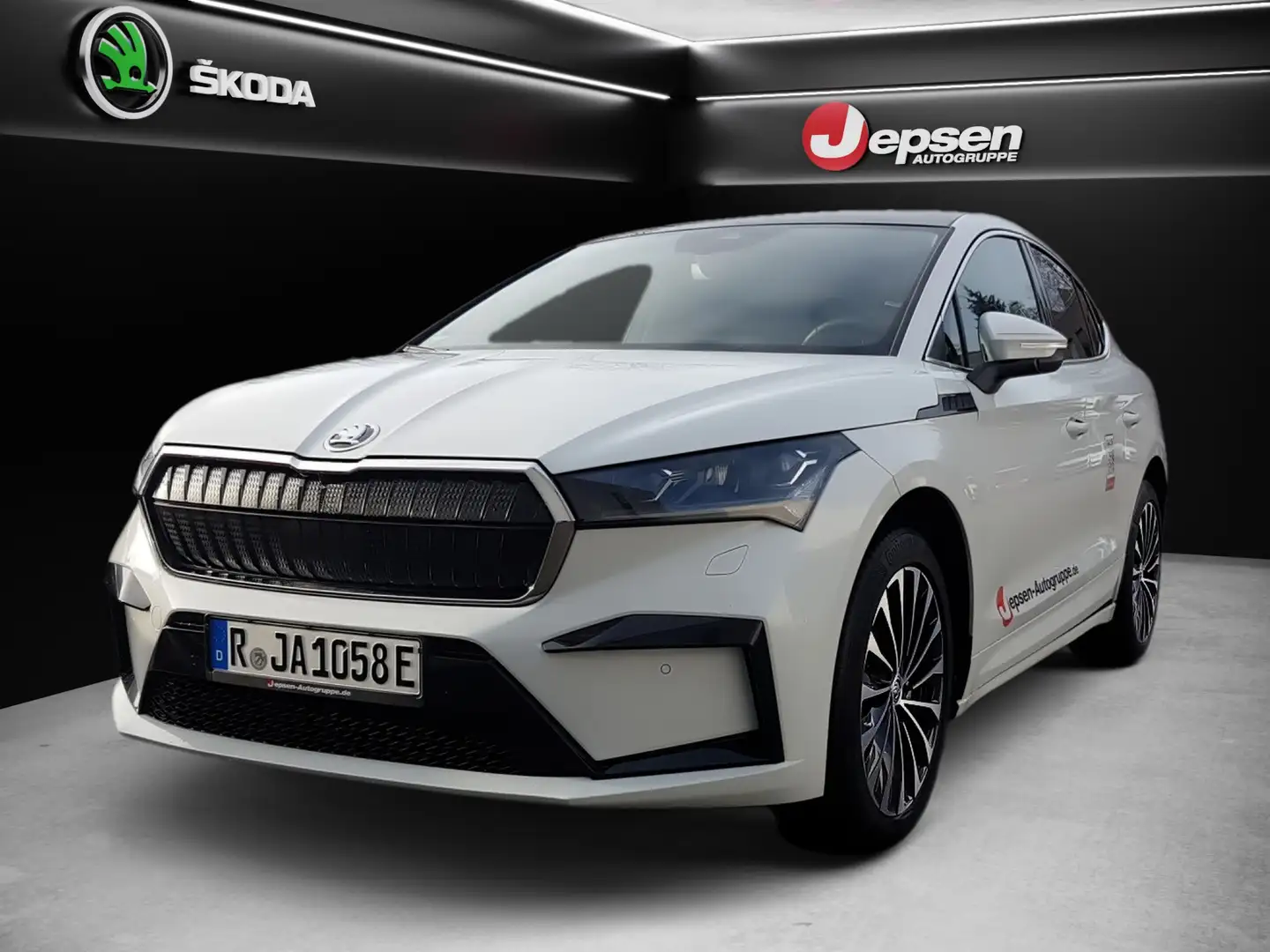 Skoda Enyaq Coupe 85 NAVI/PANO/MATRIX/LEDER Weiß - 2