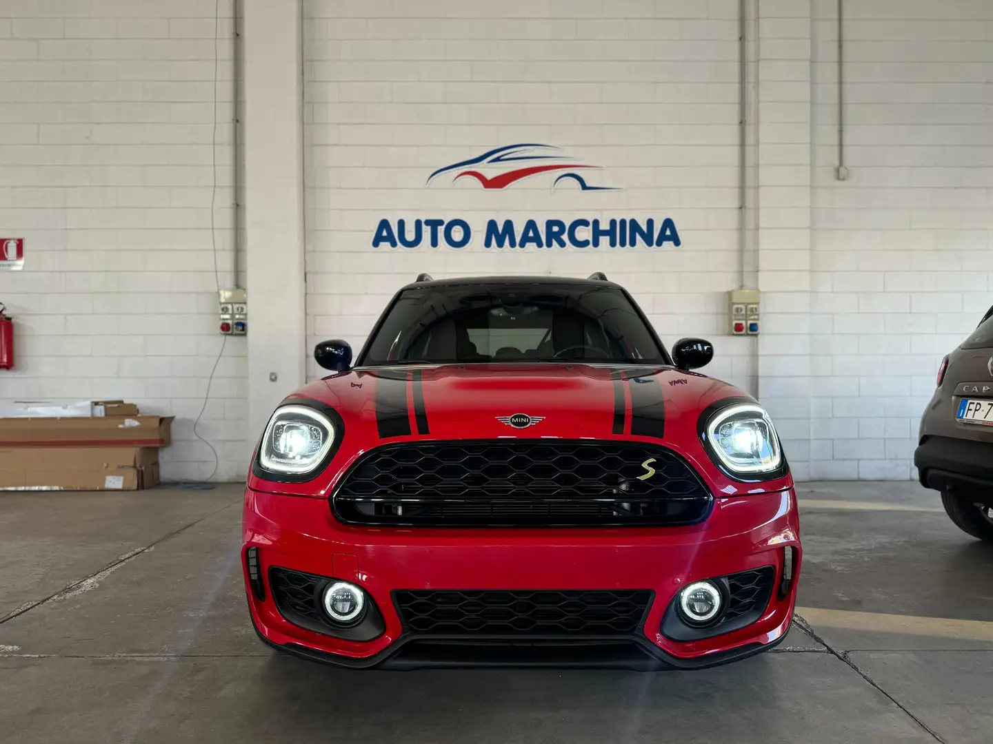 MINI Cooper SE Countryman 1.5 AUTO IBRIDA BENZ PLUG IN PACK JOHN COOPER ALL4 Rosso - 2