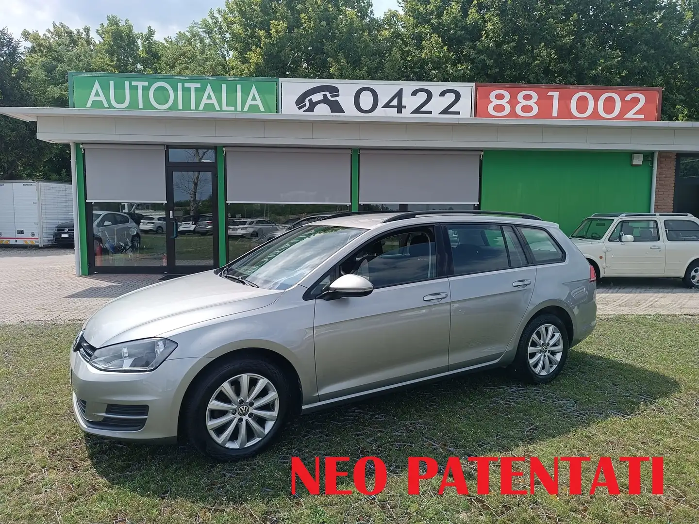 Volkswagen Golf Variant Golf VII 2013 Variant 1.6 tdi Trendline 90cv Argento - 1