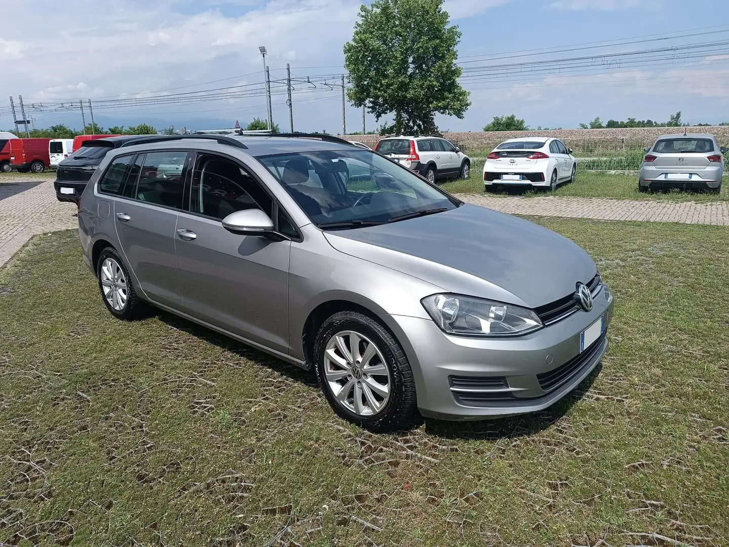 Volkswagen Golf Variant Golf VII 2013 Variant 1.6 tdi Trendline 90cv Argento - 2