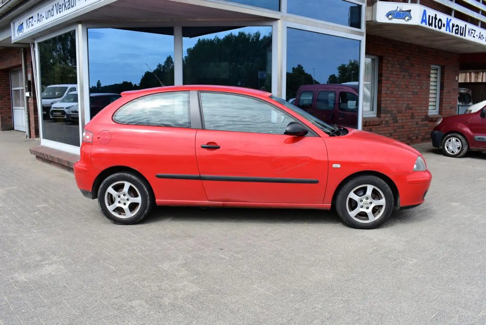 SEAT Ibiza 1.4 16V TÜV neu zzgl. 451.-Euro Stella Klima FH el Rot - 2