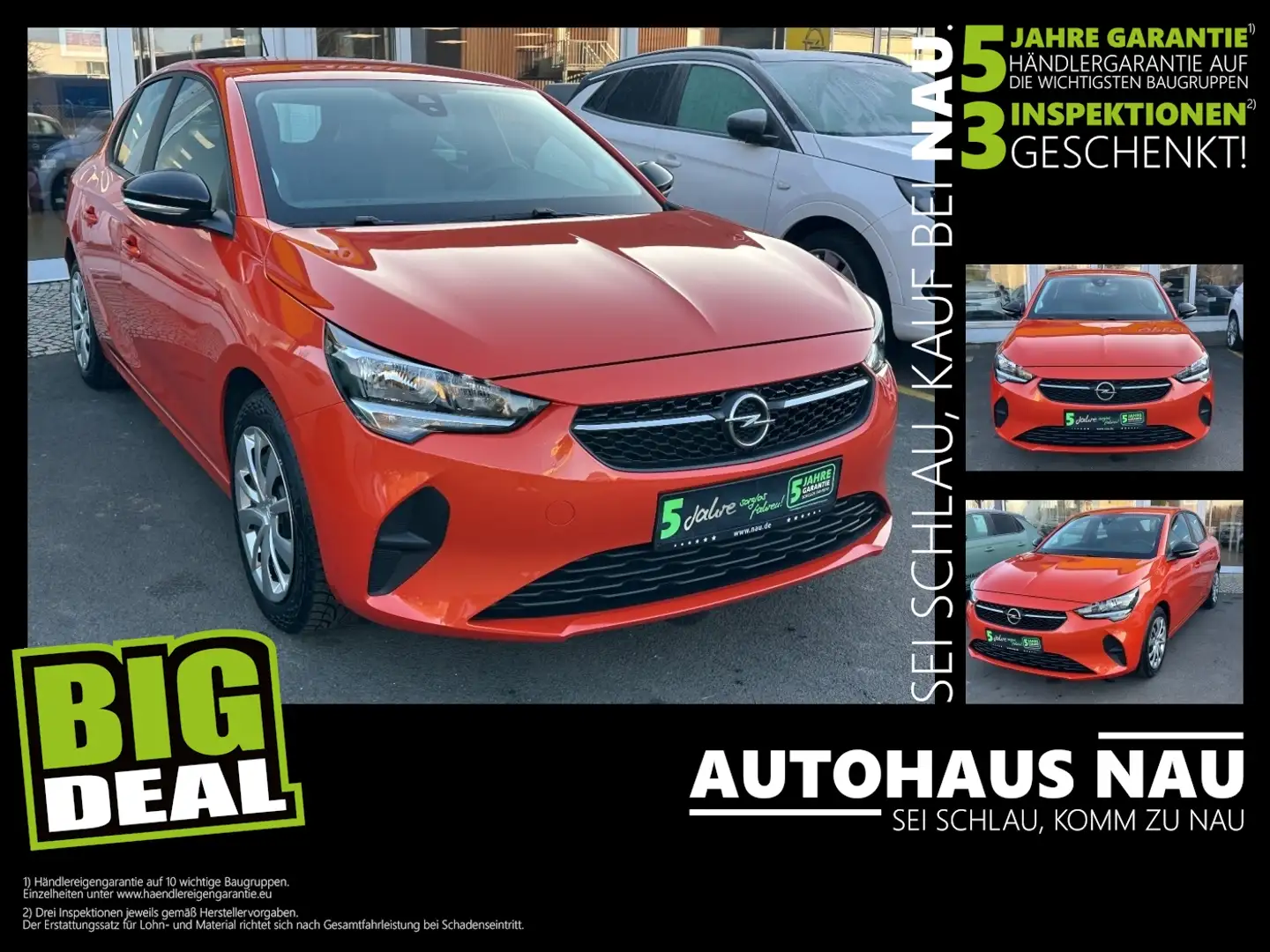 Opel Corsa F 1.2 Edition inkl. Inspektionpaket! Orange - 1